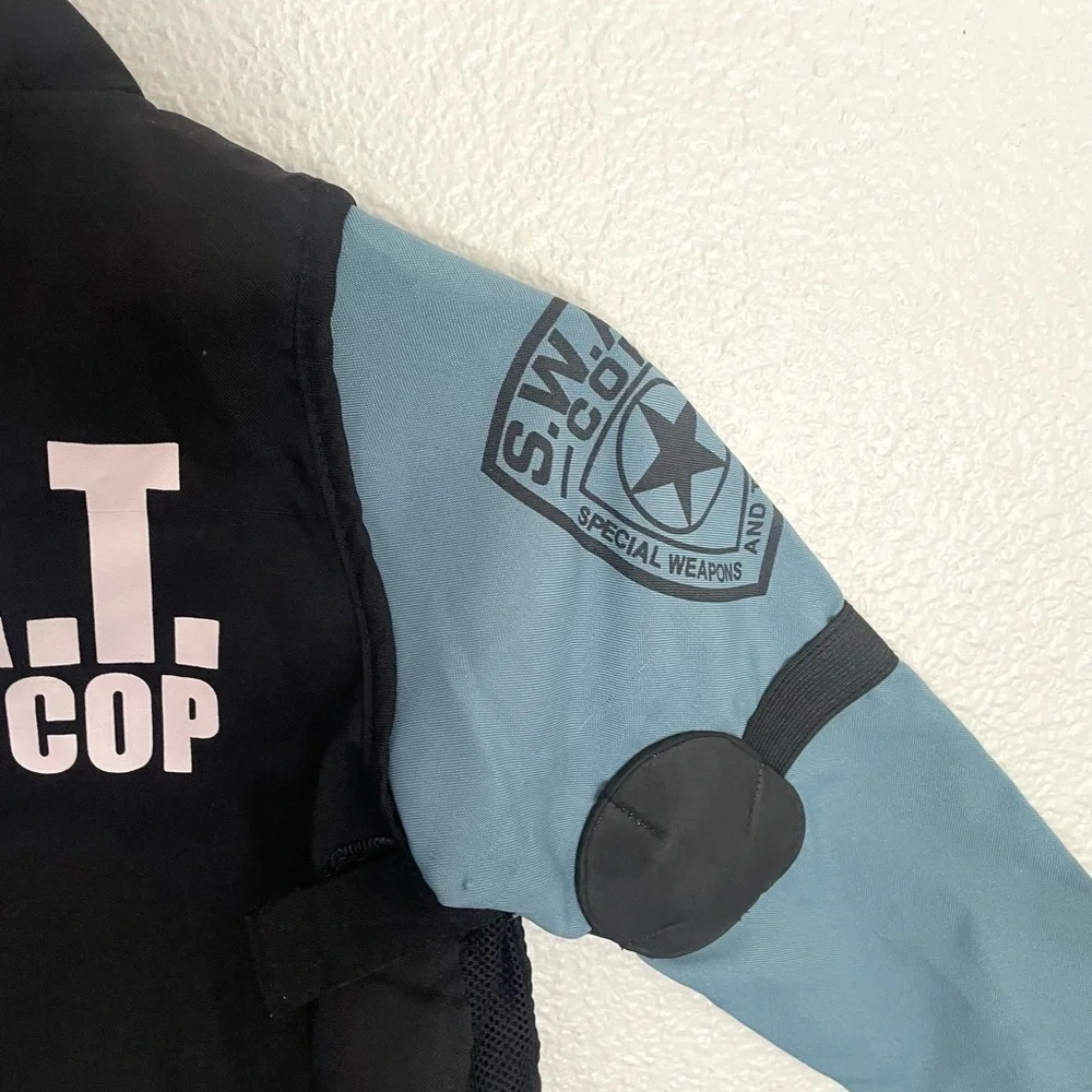SWAT COP Toddler Halloween costume shirt long sleeve size small 4/6